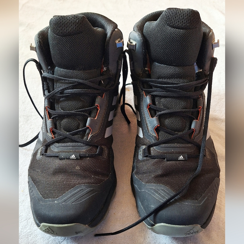 Adidas Terrex Swift R3 Black Hi-Top Hiking Sneakers